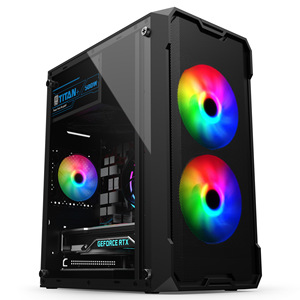 Ordinateur de jeu performant, processeur Core I9 12900H, carte graphique <span class=keywords><strong>RTX</strong></span> <span class=keywords><strong>2080</strong></span> <span class=keywords><strong>Ti</strong></span>, 16 Go de RAM DDR4, refroidissement par eau, ordinateur de bureau pour jeux - Product Image 1