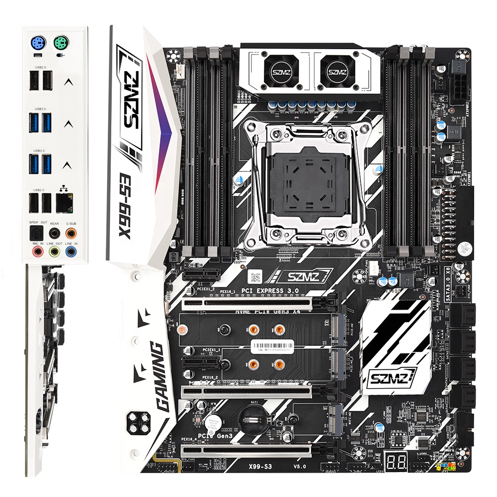 Intel XEON E5 LGA2011-3 X99 S3 Motherboard - 256GB DDR4 RAM