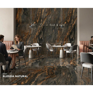 Baldosas de porcelana cerámica tipo terrazo Argos Grey de 800x1600 mm con superficie gris para proyectos de pavimentación de infraestructuras - Product Image 5