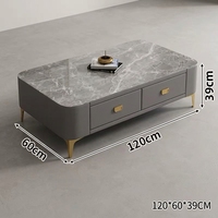 Meuble TV de salon 2024 Nouveauté Maison Moderne Simple Luxe Meuble TV sur pied et Table Basse Combinée