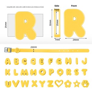 <span class=keywords><strong>Collar</strong></span> de Silicona PVC Personalizado de Fábrica OEM, de Lujo, Impermeable, con Letras, Accesorios para Perros y Gatos - Product Image 5