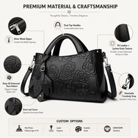 Sac à bandoulière OEM vintage en cuir PU gaufré effet croco pour femme, sac de navetteur de luxe, sac fourre-tout quotidien avec poignée supérieure