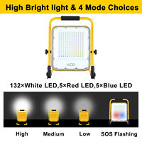 Lampe de travail LED sans fil KCD 40w 42w 48w 50w 60w 5 pouces rechargeable multifonctionnelle mince USB 3 ans de garantie nid d'abeille 12v