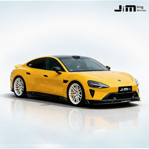 Para <span class=keywords><strong>Xiaomi</strong></span> SU7 (2025)A - <span class=keywords><strong>Kit</strong></span> de carrocería completo (labio delantero, faldones laterales, labio trasero, <span class=keywords><strong>kit</strong></span> de envolvente pequeño) - Piezas de repuesto - Difusor - Product Image 3