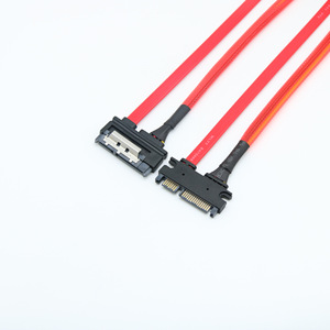 Cable para disco duro Sata715 con contactos de resorte, cable de datos de interfaz macho-hembra negro para conexión a computadora - Product Image 5
