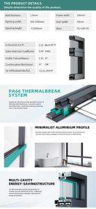 Finestra Scorrevole in Alluminio AOSTTER Hurricane Impact 3 Track con Zanzariera Integrata NFRC AS2047 Doppio Vetro per Villa e Cortile - Product Image 2