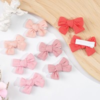 Barrettes à cheveux de haute qualité faites à la main, couleur unie, pour filles, pinces à cheveux de boutique, accessoires pour cheveux d'enfants