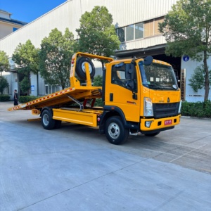 HOWO strada urbana ad alta capacità demolitore nuovo pianale Diesel manuale per il recupero affidabile del veicolo in caso di incidente - Product Image 3