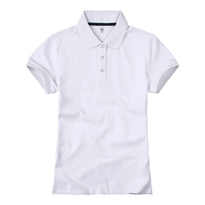 Polo en coton rose pour <span class=keywords><strong>femme</strong></span>, Nouvelle collection Printemps/Été 2025, Coupe ajustée pour le travail, Décontracté et polyvalent, Idéal pour le bureau - Product Image 5