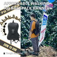 Sac à dos publicitaire promotionnel pas cher en gros avec mât en aluminium, bannière X imprimée numériquement en polyester, thème sportif pour équipe