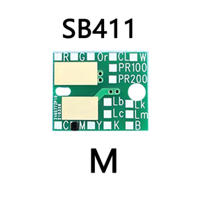 شريحة حبر SB411 سعة 10000 مل (10 لتر) لطابعة ميماكي TS300P-1800، زجاجة حبر مع شريحة يمكن التخلص منها، ألوان أزرق وأسود وأصفر وأرجواني - Product Image 4