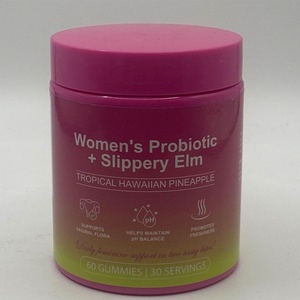 Gummies Probiotiques Féminines Saveur Ananas en Gros OEM avec Orme Rouge pour l'Équilibre du pH et la Santé Intestinale des Femmes - Product Image 6