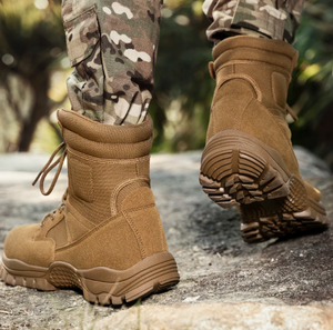 Tactical <strong>Boots</strong> Big Size Lightweight <strong>Boots</strong> Breathable Desert Waterproof Hiking Work Men Winter Shoes Suede <strong>Solid</strong> - Product Image 6