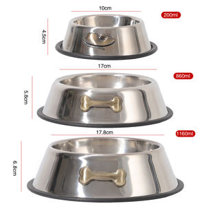 Grosir murah mangkuk hewan peliharaan baja tahan karat tempat makan anjing dan kucing Modern untuk penggunaan luar ruangan - Product Image 6