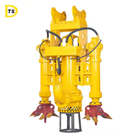 Pompa TSD Heavy Duty Submersible untuk Pasir dan Kerikil, Outlet 6 Inch DN150, Konsentrasi Padatan Tinggi, Digunakan untuk Tambang