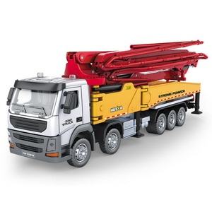 SJY-1709 1/50 Modelo Estático de Simulación de Construcción, Camión Bomba de Concreto de Plástico, Coche de Juguete Fundido a Presión, Vehículo de Ingeniería para Niños - Product Image 3