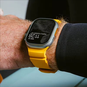 <span class=keywords><strong>Bracelet</strong></span> en silicone haut de gamme Forwelleny pour <span class=keywords><strong>Apple</strong></span> <span class=keywords><strong>Watch</strong></span> <span class=keywords><strong>Ultra</strong></span> 11 10 et iWatch 46mm – Accessoire respirant pour montres connectées - Product Image 4