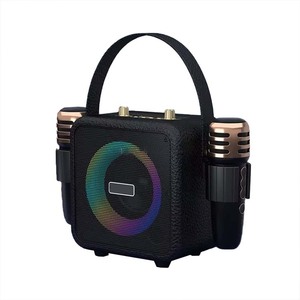 2023 mới chất lượng cao không dây karaoke loa nhỏ <span class=keywords><strong>Stereo</strong></span> <span class=keywords><strong>Bluetooth</strong></span> loa với đôi micro không dây - Product Image 1