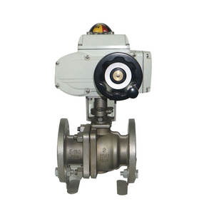 24VDC บอลหน้าแปลน FLQ941F/H-16วัสดุ WCB 380VAC 220VAC - Product Image 1