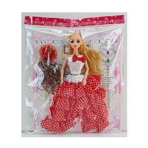 卸売30cm PVC 3Dリアルアイファッション人形セットミックス & マッチスタイルウィッグ、クマ、メガネ & 魔法の杖アクセサリー女の子用 - Product Image 4