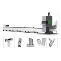 Machine de découpe laser à fibre Shandong 6000W, longueur 6m, à deux mandrins, à biseau zéro, pour la découpe de tubes ronds et carrés