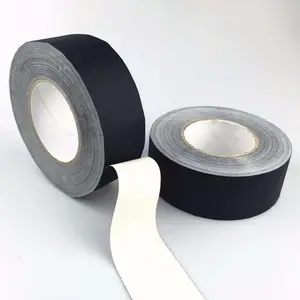 ANTI Easy Tear Black Gaffers Tape Bulk Multi Pack 2Inch 30 Yards Per Roll Heavy Duty Gaffers Tape, Non Residue Gaff Tape