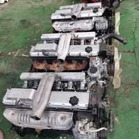 Motor diésel original usado de 1HZ con caja de cambios para Toyota Land Cruiser y Coster Bus