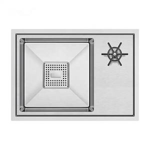 Asras SUS304 fregadero de cocina hecho a mano taza enjuagadora rociador de agua grifo de cocina fabricante 5338X diseño gráfico moderno cepillado - Product Image 2