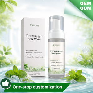 Espuma Limpiadora Íntima Femenina Refrescante de Menta Furuize OEM/ODM, Equilibrada en pH, Suave, Control de Olores - Product Image 1