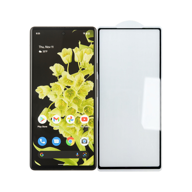 HD Clear Grade AAA 9H Tempered Glass Screen Protector for Google Pixel 5/6a/7/8/9/10 Pro XL-Bubble Free Full Coverage