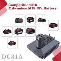 Adaptateur MIL31A pour couvent de batterie Li-ION M18 18V Mil waukee pour aspirateur sans fil à main Dyson Type-A DC31 DC34 DC35 DC45