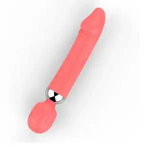 Vibrador de doble cabeza Simulación G Spot Masajeador AV Vibración Productos de masaje para mujeres Vida sexual Tiendas de entretenimiento para adultos