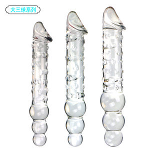 Grote, verlengde, transparante glazen <span class=keywords><strong>dildo</strong></span> van de fabrikant, nieuw product voor volwassenen voor vrouwen, voor masturbatieplezier. - Product Image 1