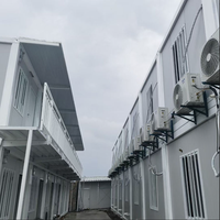 Bureau modulaire en conteneur de 20 à 40 pieds, dortoir pour employés, logement préfabriqué en conteneur pour chantier de construction, camp minier, utilisation d'urgence