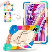 Funda Protectora de Silicona para Tablet con Correa de Mano Resistente para Xiaomi Redmi Pad Pro 12.1 Pulgadas POCO Pad 12.1 Pulgadas 2024, Pedido al por Mayor