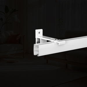 Sistema de Rieles para Cortinas Digitales Resistentes KYOK, Color Blanco, Montaje en Pared/Techo, Deslizamiento Silencioso, para Dormitorio, Baño y Hogar - Product Image 3