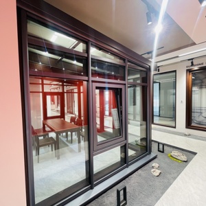 Moderno Marco de aleación de aluminio Sunroom techo de vidrio templado polígono inclinado <span class=keywords><strong>Solarium</strong></span> Conservatory para villas hoteles para jardines de invierno - Product Image 6