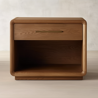 Nouvelle commode en bois massif de chêne pour chambre à coucher, meuble de chambre en bois