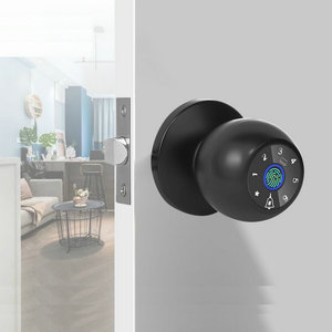 轻松更换图雅智能数字旋钮锁键盘球形锁无钥匙球形门锁 - Product Image 1