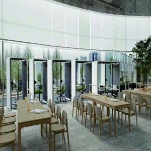 Cabine de réunion insonorisée de luxe, durable, anti-poussière et résistante à la chaleur, pour hôtel/entreprise - Product Image 4