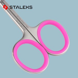 Staleks-tijeras de punta curvada para uñas, herramientas de acero inoxidable, de piel muerta, estilo europeo y ruso - Product Image 4
