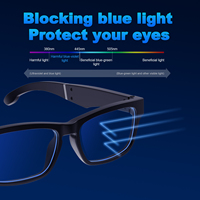 T1 Smart lunettes sans fil lumière bleue Protection UV étanche Sports de plein air casque pour BT appel musique lecture VR matériel