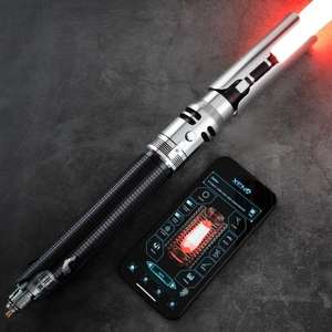<span class=keywords><strong>Jedi</strong></span> Sith Cosplayer Jouet Duel Lourd DIY Cadeau Amusant Garde en Métal Super Son Polices Lumineuses Jouets Changement de Couleur Infini <span class=keywords><strong>Sabre</strong></span> Laser - Product Image 1