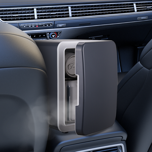 Мини-электрический холодильник портативный 6 л, маленький морозильник для дома, общежития, студента, для одного человека, автомобильный холодильник из пластика - Product Image 3