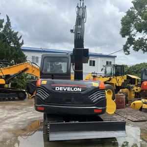Excavadora de cadenas Doosan DX80 usada, excavadora pequeña Develon de 8 toneladas, pintura original, motor Yanmar en venta - Product Image 3