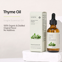 Huile Essentielle de Thym 100% Pure Distillée à la Vapeur Parfum Rafraîchissant Polyvalent Nettoyage Écologique Soin de la Peau Essence Cheveux Corps