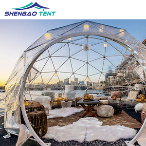 Lussuosa Tenda a Cupola <span class=keywords><strong>Igloo</strong></span> <span class=keywords><strong>da</strong></span> <span class=keywords><strong>Giardino</strong></span> Isolata 6m con Vetro Trasparente per Fiere Commerciali e Uso Domestico - Product Image 2