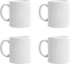 Tazas de Café Nórdicas de Cerámica Blanca de 11 oz, Grado 3A, para Sublimación, Ecológicas, para el Regreso a Clases, Precio Bajo, Venta al Por Mayor en China - Product Image 2