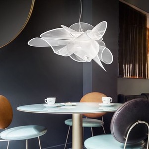 Design moderno <span class=keywords><strong>Slamp</strong></span> ispirato <span class=keywords><strong>lampadario</strong></span> in plastica minimalista luce a LED per la casa Hotel Store - Product Image 6