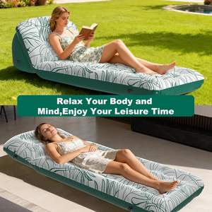 Modern Design Automatic Waterproof Outdoor Camping Lounger Portable Foldable Inflatable Air Sofa bed for <b>Beach</b> for outdoor - Product Image 2